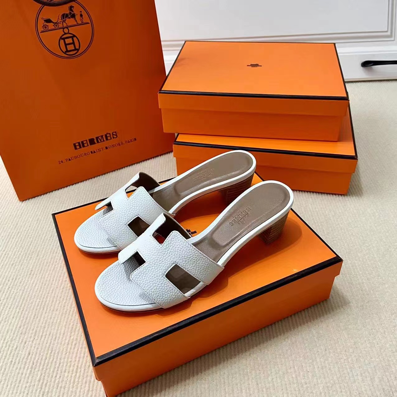 에르메스 올수공 오란 슬리퍼 샌들 토고 03